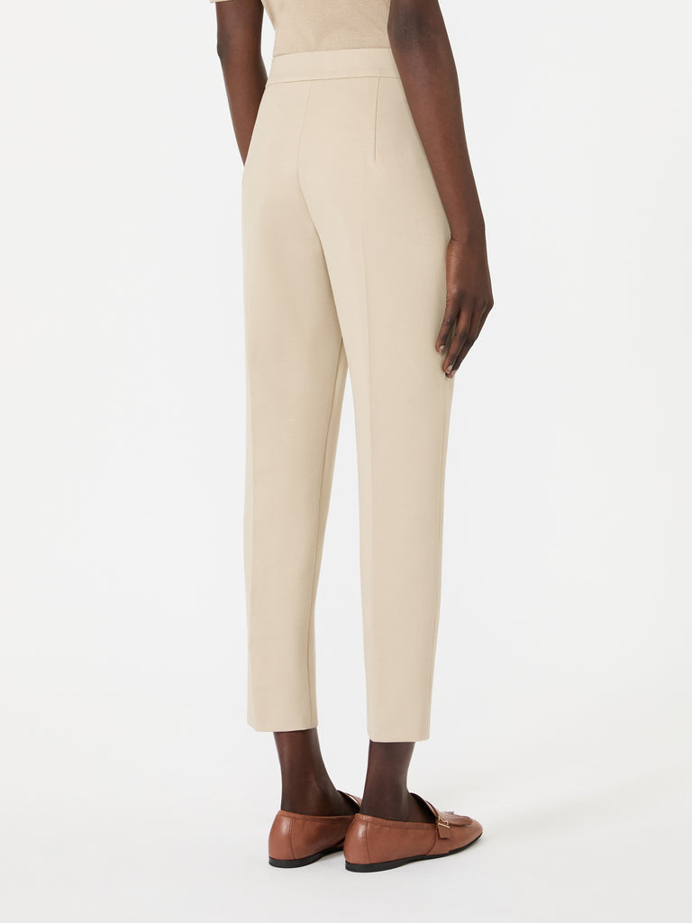 max mara viscose jersey trousers
