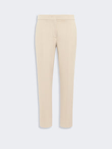 Viscose Jersey Trousers for Women - Stone - Max Mara UAE