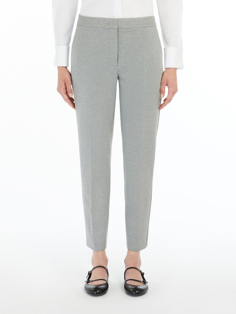 Viscose jersey trousers