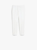 Viscose Jersey Trousers for Women - White - Max Mara UAE