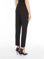 Viscose Jersey Trousers for Women - Black - Max Mara UAE