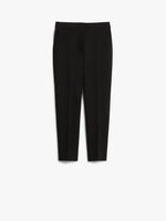 Viscose Jersey Trousers for Women - Black - Max Mara UAE