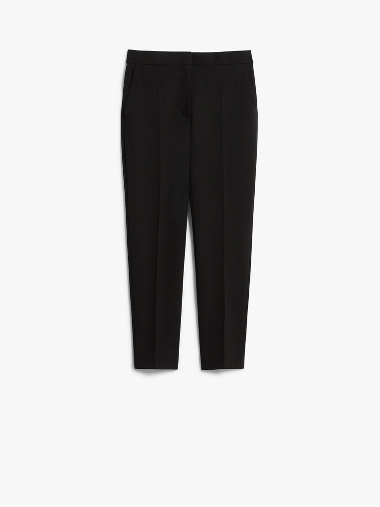 max mara viscose jersey trousers