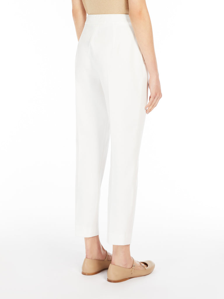 max mara viscose jersey trousers