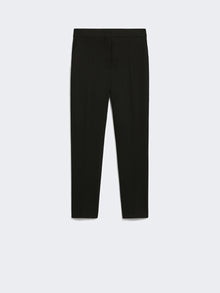 Viscose Jersey Trousers for Women - Black - Max Mara UAE