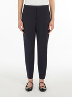 Viscose Jersey Trousers for Women - Ultramarine - Max Mara UAE