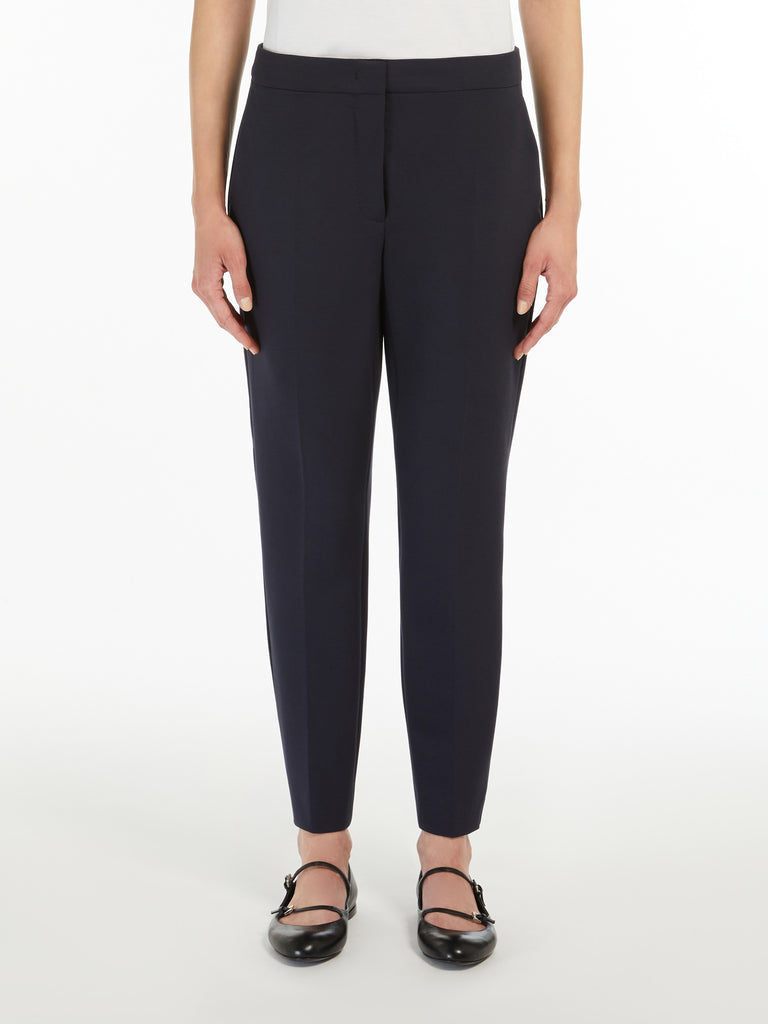 max mara viscose jersey trousers