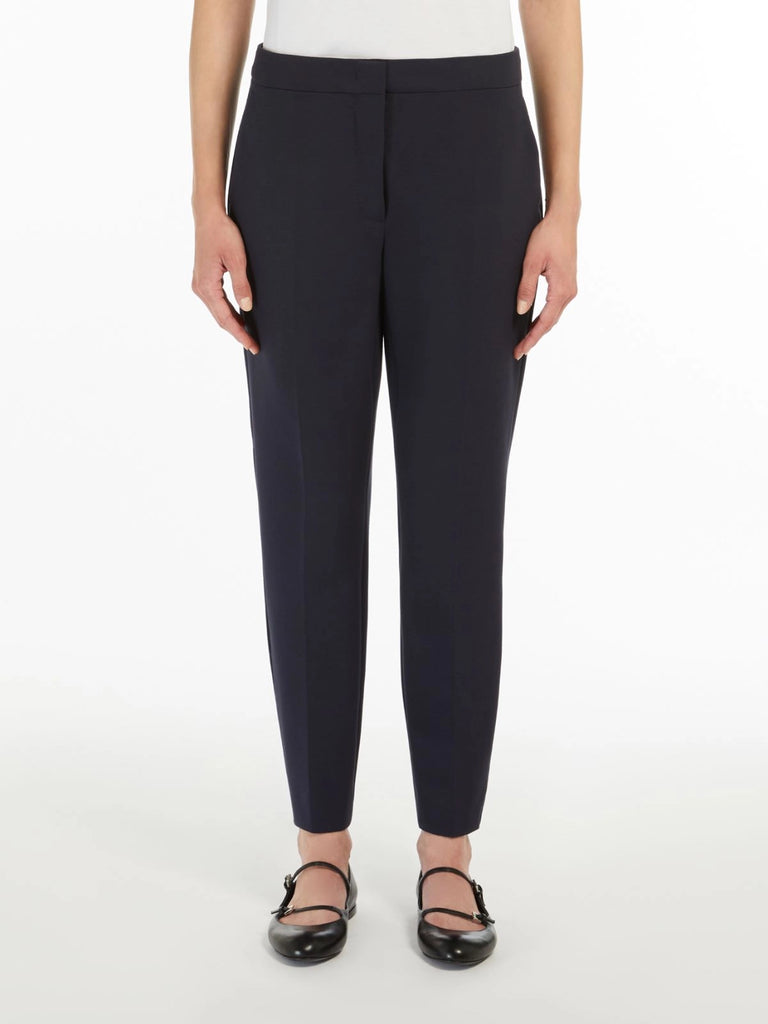 max mara viscose jersey trousers