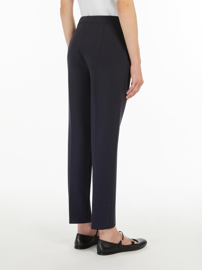 max mara viscose jersey trousers
