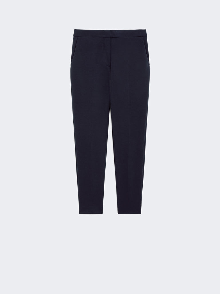 max mara viscose jersey trousers