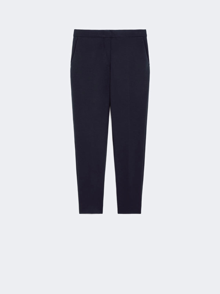 max mara viscose jersey trousers