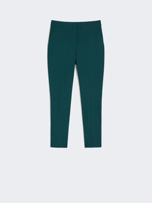 Viscose Jersey Trousers for Women - Dark Green - Max Mara UAE