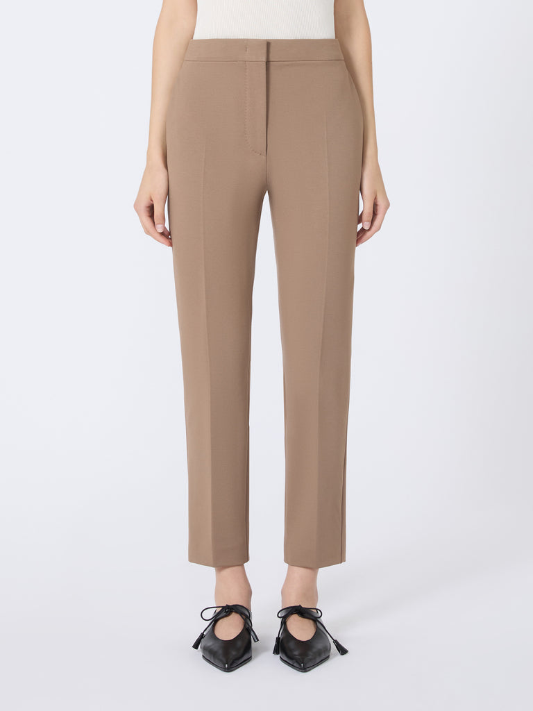 max mara viscose jersey trousers