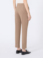 Viscose Jersey Trousers for Women - Hazelnut Brown - Max Mara UAE
