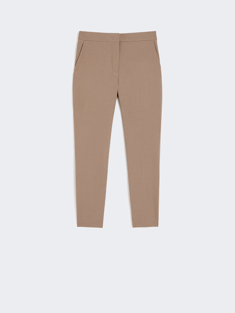 max mara viscose jersey trousers