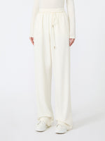 max mara double wool jersey trousers for women