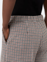 max mara wide houndstooth jersey trousers for women