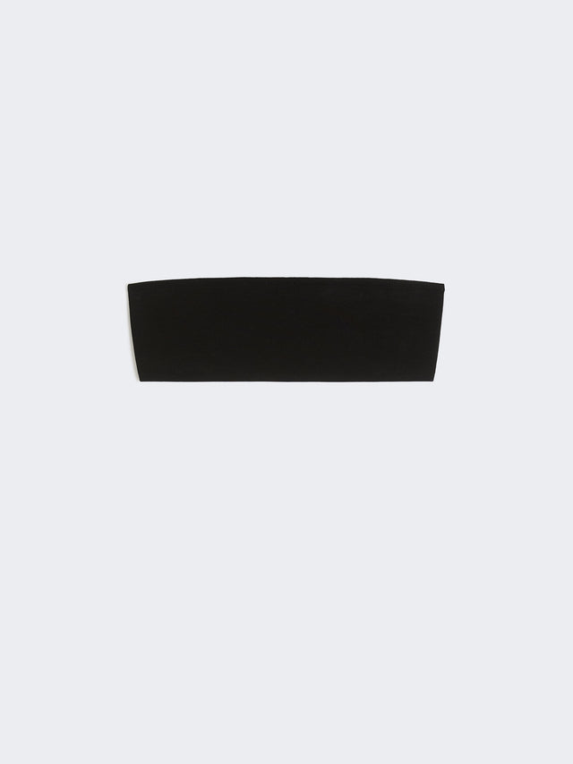 Bandeau Bra In Stretch Viscose for Women - Black - Max Mara UAE