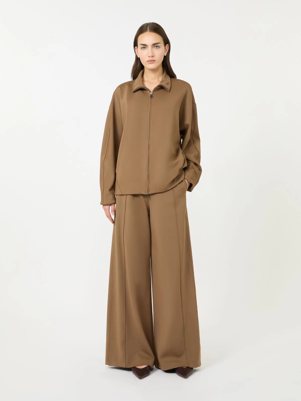 max mara soft scuba jersey jacket for women