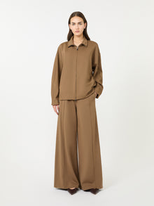 Soft Scuba Jersey Jacket for Women - Brown - Max Mara UAE