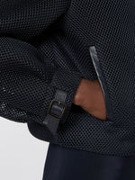 Technical Mesh Boxy Jacket for Women - Ultramarine - Max Mara UAE