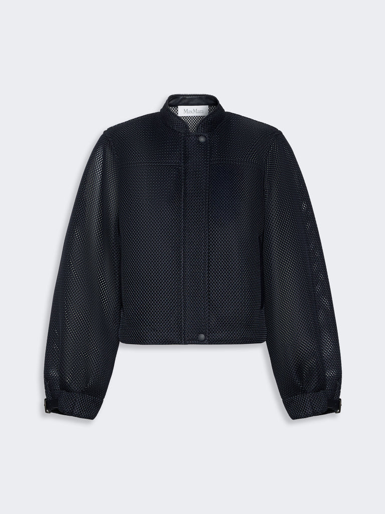 max mara technical mesh boxy jacket