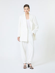 Piqué Jersey Olimpia Jacket for Women - White - Max Mara UAE
