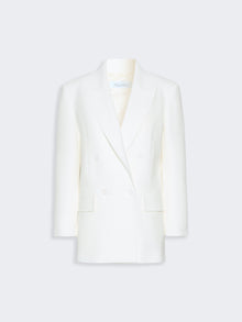 Piqué Jersey Olimpia Jacket for Women - White - Max Mara UAE
