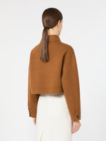 max mara wool and cashmere jersey boxy jacket for women