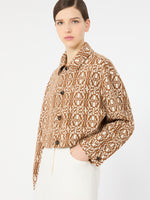 max mara wool and cashmere jersey boxy jacket for women