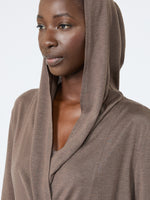 max mara light jersey hooded cardigan for women