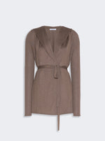 max mara light jersey hooded cardigan for women