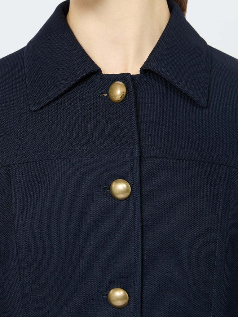 max mara slim-fit cotton jersey jacket