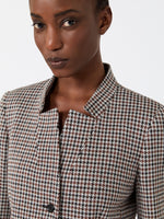max mara slim houndstooth jersey jacket for women