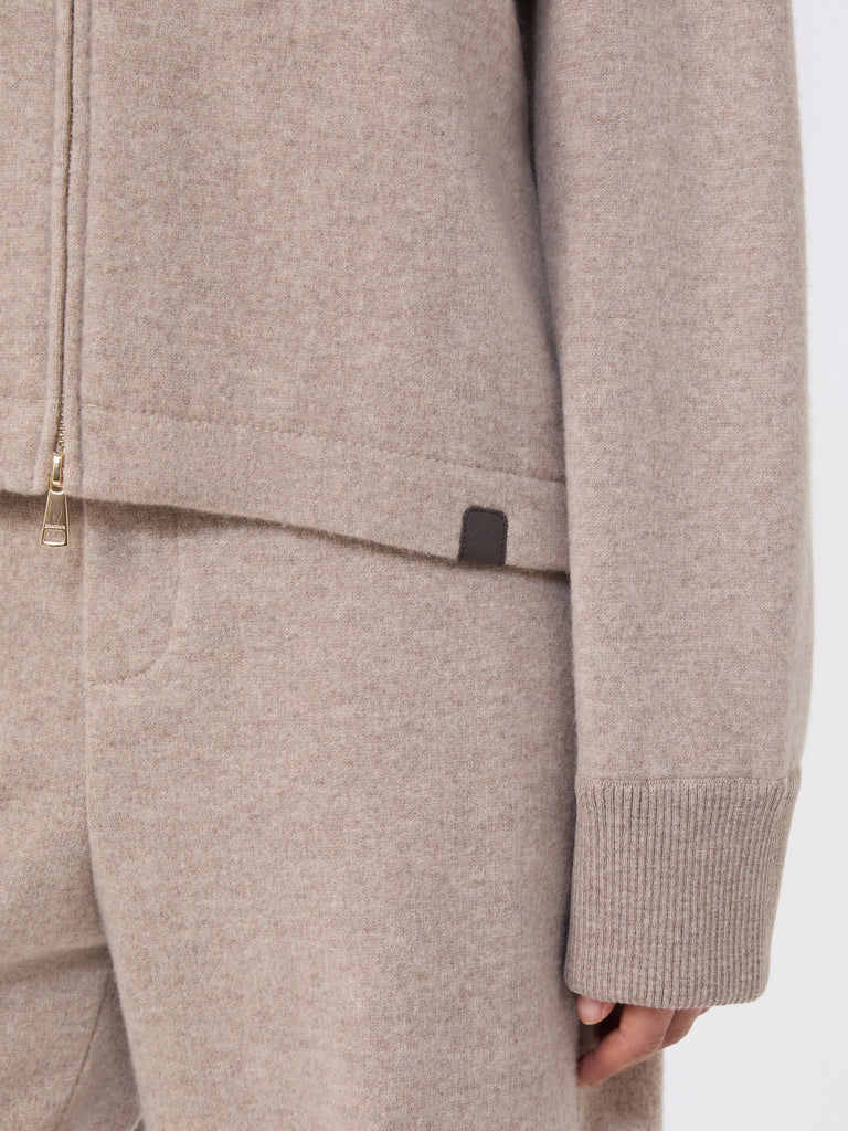 Cashmere and wool jersey sweatshirt