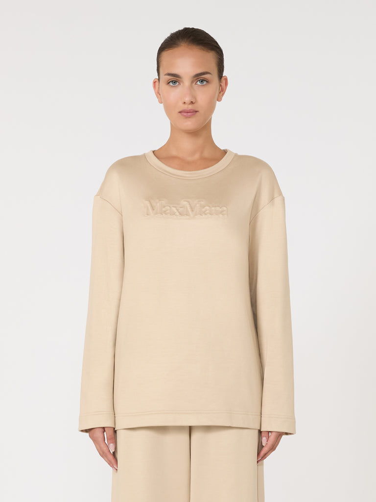 max mara silk and cotton sweatshirt