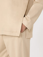 Silk And Cotton Sweatshirt for Women - Caramel - Max Mara UAE