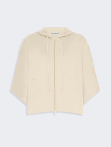 Technical Cotton Jersey Boxy Sweater for Women - Stone - Max Mara UAE
