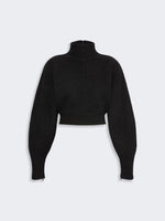 Max Mara Cropped wool and cashmere jersey sweatshirt for Women