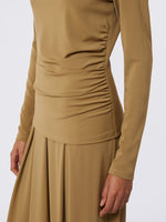 max mara viscose crepe jersey t-shirt for women