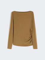 max mara viscose crepe jersey t-shirt for women