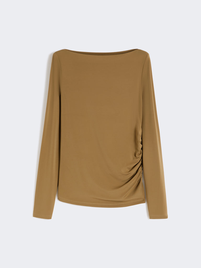 max mara viscose crepe jersey t-shirt