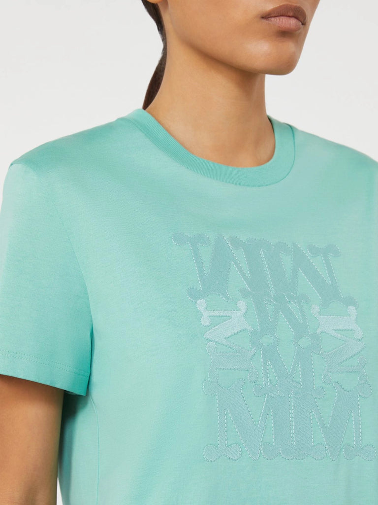 max mara jersey logo t-shirt