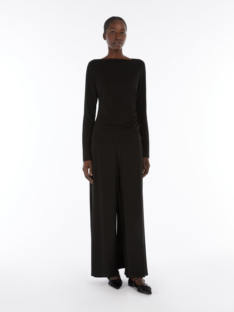max mara draped jersey t-shirt