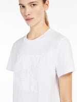Cotton T-shirt with appliqué