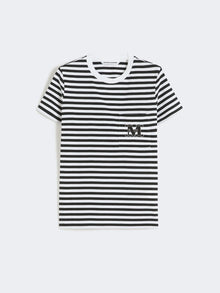 max mara striped jersey t-shirt for women