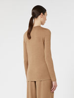 max mara light wool jersey t-shirt for women