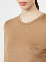 max mara light wool jersey t-shirt for women