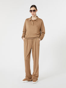 max mara light wool jersey t-shirt for women