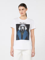 max mara iconic print-adorned jersey t-shirt for women